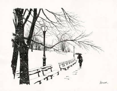 Christophe Chabouté | Central Park I I I | Breitenmoser.art