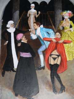 Erich Von Gã¶Tha | Erich von GÃ¶tha - Peinture originale en couleur - Le linge - Format: Â± 25 x 35 cm. - (2017) | Catawiki