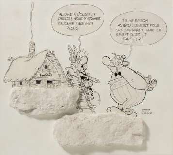 Uderzo | Astérix, illustration Ã  l’encre de Chine ré… | Millon