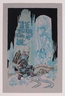 Mister Freeze Commission by Alex Riegel