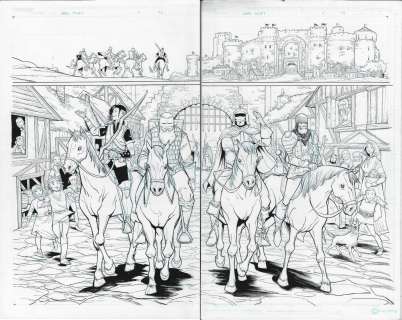 Cliff Rathburn Giuseppe Camuncoli | Green Valley Issue 01 Page 12 & 13 | Splash Page