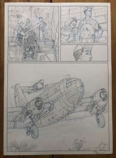 Romain Hugault | Hugault, Romain - Planche originale (p.45) Angel Wings T1 - Burma Banshees - (2014) | Catawiki