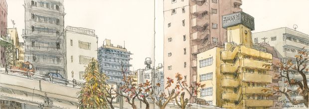 Nicolas de Crécy | NICOLAS DE CRÉCY – Sekiguchi – Parc Edogawa – 30 novembre – REF 22 | Galerie Barbier