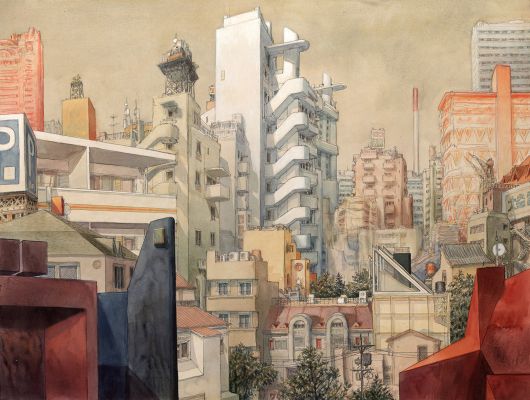 Nicolas de Crécy | NICOLAS DE CRÉCY – Tokyo cubiste – REF 05 | Galerie Barbier