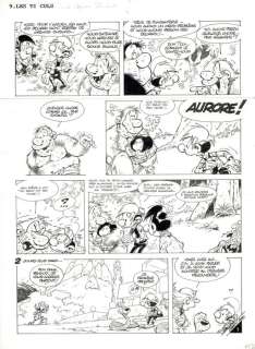 Seron, Pierre | Seron, Pierre - Originele pagina - De Mini-mensjes 38 - De grote school (Miss Persil) - (2000) | Catawiki