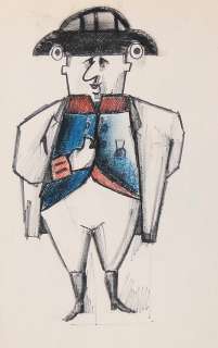 Funcken (Fred) | Illustration au crayon gras et pastels sur papier … | Millon