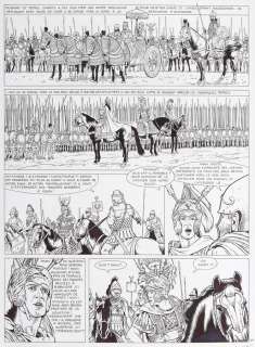 Torton | Alix raconte, planche n°24 Ã  l’encre de Chin… | Millon