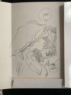 Aouamri | Aouamri - Déssin original dédicacé + ex-libris - (2009) | Catawiki