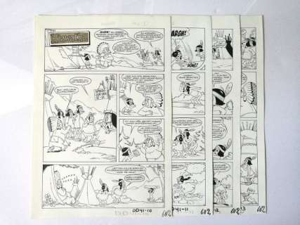 Frits Goghelp | Frits Godhelp - 4 Originele pagina’s - Compleet verhaal - H73h00f- Hiawata - "Karate" - Page volante - Exemplaire unique - (1973) | Catawiki