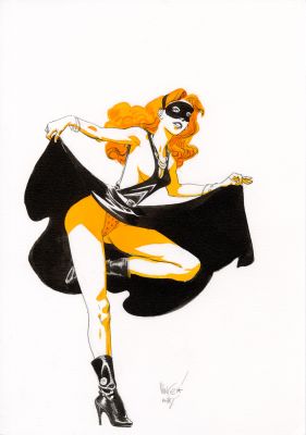 Vince | NYMPHES – Dessin original 100 | Galerie Barbier