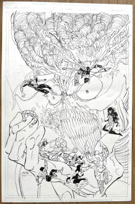 Andy Smith / Bill Sienkiewicz | Mars Attacks! Cover | Thornbush Art