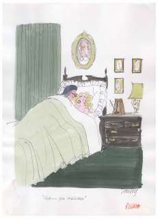 Francis ’’Smilby’’ Wilford-Smith Original Artwork Done for ’’Playboy’’ -- Pen & Watercolor Measures 11’’ x 15’’ | Nate Sanders