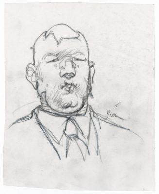 Enki Bilal | GRAPHITE IN PROGRESS 3 – Dessin original 109 | Galerie Barbier