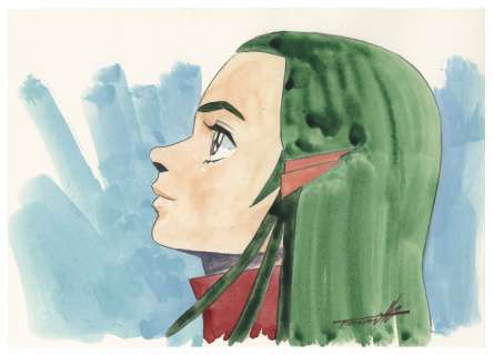 Tomonori Kogawa Hand-Drawn Color Illustration " Aura Battler Dunbine " Keene KISS | Mandarake (Big Web)