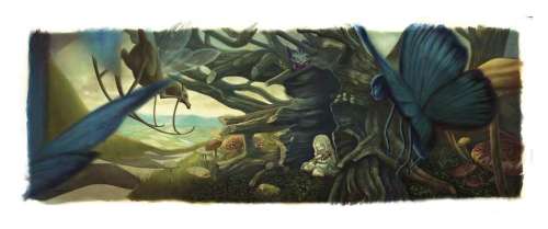 Benjamin Lacombe - ALICE, DE L’AUTRE CÔTÉ DU MIROIR