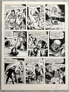 Sirius | Sirius - Planche originale - Les Timour 23 - L’or du Gouffre - (1968) | Catawiki