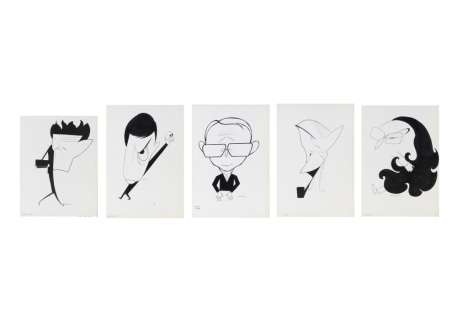 ARDITO PIETRO (1919 - 2005) - LOT COMPRISING 5 CARICATURES | Capitolium Art