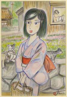 Jun Hatanaka Hand-Drawn Color Illustration "Ryota Mandala shop" | Mandarake (Big Web)