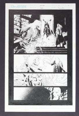 Jim Cheung, Mark Pennington | Original Art from Lady Death The Wild Hunt #3 (Unpublished) Page 12 Pencils by Jim Cheung, Inks by Mark Pennington | mycomicshop.com