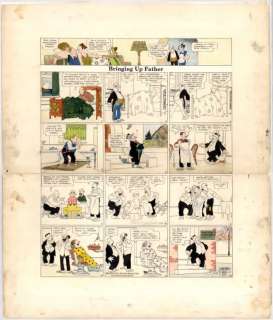 174: McManus Bringing Up Father original comic art | Russ Cochran