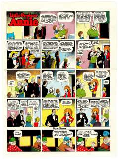 Gray - LITTLE ORPHAN ANNIE, Sunday Color Proof (09/01/1940) | Russ Cochran