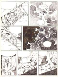 Milo Manara | Le déclic 3  Encre de Chine et feutre pour la page 62 de l’album. | Millon