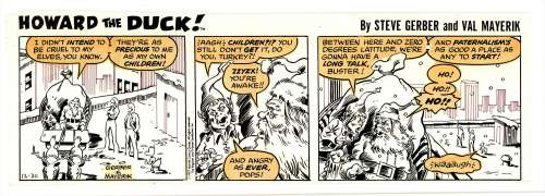 Mayerik - HOWARD THE DUCK!, Daily (12/30/1977) | Russ Cochran