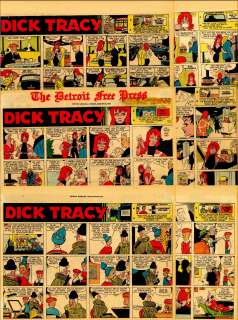 A Collection of DICK TRACY Tear Sheets, (1963) | Russ Cochran