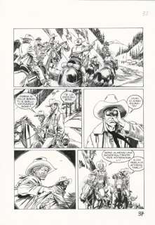 Lucio Filippucci | Tex #631 - Lucio Filippucci - tavola originale "L’oro dei Monti San Juan" - Page volante - Exemplaire unique - (2013) | Catawiki