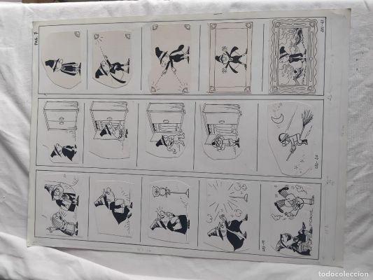 TRES TIRAS DE CINCO VIÑETAS CADA UNA ORIGINALES DE PICANYOL | todocoleccion (Buy It Now)