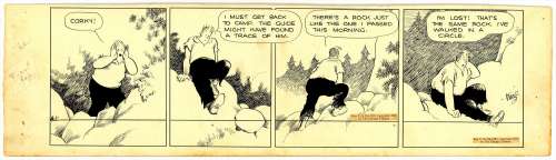 King - "FIRST LAP", GASOLINE ALLEY, Daily, KING FEATURES (1934) | Russ Cochran