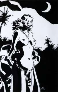 Pellejero | Corto Maltese, illustration Ã  l’encre de Chin… | Millon