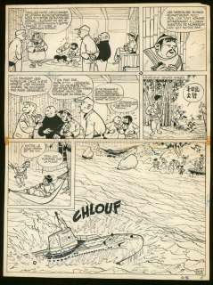 Will - Planche originale n°17 - Tif et Tondu contre la Main blanche - Tif et Tondu