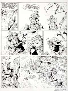 Hermann | Comanche, planche n°10 Ã  l’encre de Chine de… | Millon