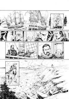 Tamburo, Nico | Tamburo, Nico - Original page - Les Grandes batailles navales T16 - Gravelines : l’Invincible armada - (2020) | Catawiki