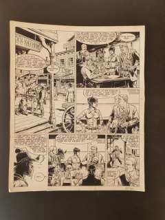 Rouge, Michel | Comanche T11 - Planche originale (p.17) - Les fauves - (1990) | Catawiki