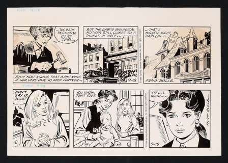 Original Art for the Heart of Julie Comic Strip (9/18/95 and 9/19/1995) by Frank Bolle | mycomicshop.com