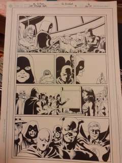 Gary Erskine / Barry Kitson | JSA Strange Adventure 3 - Gary Erskine - tavola originale - Page volante - Exemplaire unique - (2009) | Catawiki