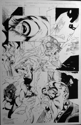 Top Cow Art | McDaniels/Batt WITCHBLADE #1/2 PG 6 | Black Line Fever