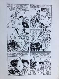 De Moor, Bob | De Moor, Bob - Planche originale - Barelli et le nez de Cléops - (1975) | Catawiki