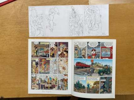 Kuijpers, Henk | Franka - Origineel alternatieve strook 13e letter, plaat 48 + album - (1995) | Catawiki