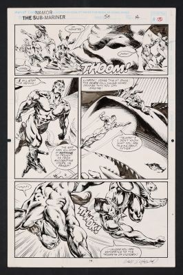 Geof Isherwood | Original Art from Namor the Sub-Mariner #56 (1994) Page 19 Pencils and Inks by Geof Isherwood | mycomicshop.com (Buy It Now)