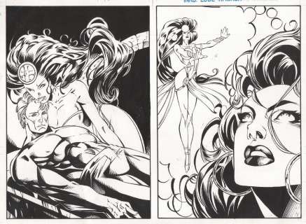 Edde Wagner - Dream Angel, ensemble de quatre illustrations sur …