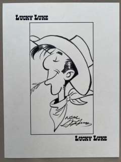 Adams, Neal | Adams, Neal - Dessin original - Hommage à Morris - (2018) | Catawiki