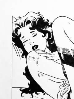 Roberto Baldazzini | Roberto Baldazzini - Illustrazione a inchiostro “Casa HowHard” - Inedito - Page volante - Exemplaire unique | Catawiki