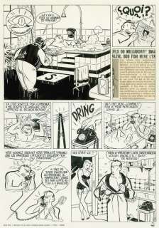 Chaland, Yves - Chaland, Yves - Estampe pigmentaire à tirage unique + certificat + NFT - Bob Fish - Planche 14 - (2022)