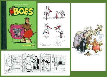 Wil Raymakers, Thijs Wilms | Boes - Luxe editie Boes Integraal deel 12 - Genummerd 11/80 - Met originele strook + ex-libris - Cartonné - EO (2021) | Catawiki