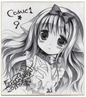 Izumi Sakurazawa Hand-Drawn Color Shikishi | Mandarake (Big Web)