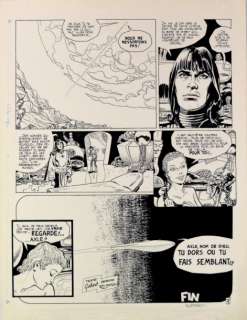 Ribera, Julio | Le vagabond des limbes Planche originale à l’encre de chine | Cornette de St Cyr