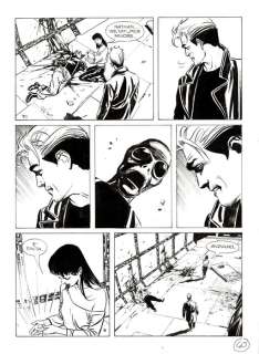 Roberto de Angelis - | Roberto De Angelis - 3x Tavola Originale - Nathan Never n. 202 "La torre dell’orologio" - (2008) | Catawiki